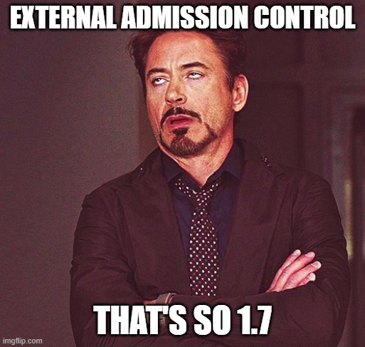 Admission control meme